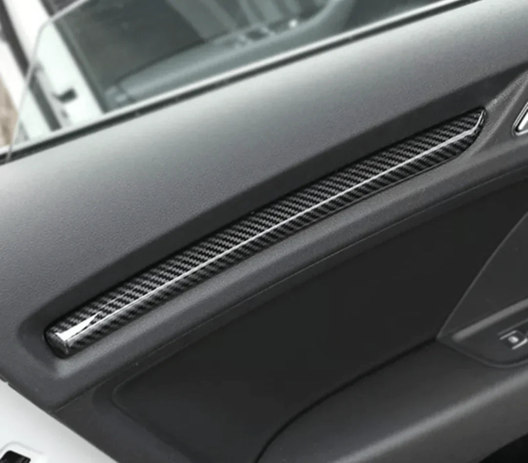 Inserts de garnitures de portes look carbone pour Audi A3, S3 8V (2012 à 2020), vue 4