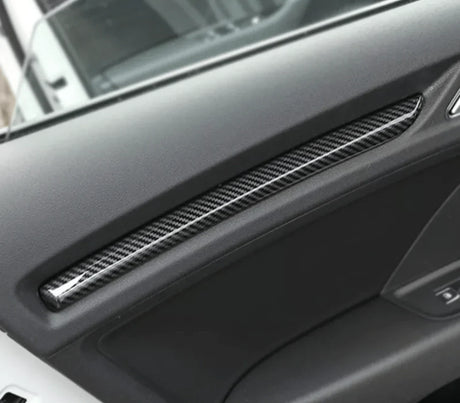 Inserts de garnitures de portes look carbone pour Audi A3, S3 8V (2012 à 2020), vue 4