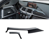 Inserts intérieur carbone tableau de bord pour BMW Série 3 F30 M3 F80 (2012 à 2018), inserts de tableau de bord