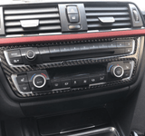 Inserts intérieur carbone tableau de bord pour BMW Série 3 F30 M3 F80 (2012 à 2018), insert d'autoradio