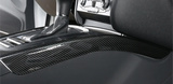 Inserts intérieurs look carbone pour Audi A4, A5 B8 et B8.5 (2008 à 2019), console centrale