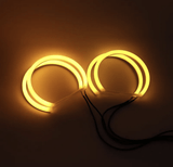 Kit Phares Angel Eyes Anneaux LED pour BMW Série 3 M3 E46 (1997 à 2006), LED jaune