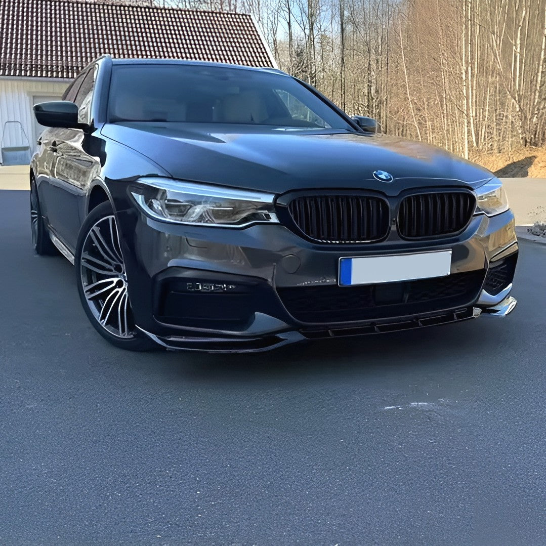 Lame avant de pare-choc avant splitter pour BMW Série 5 G30 (2018 à 2023), vue 2