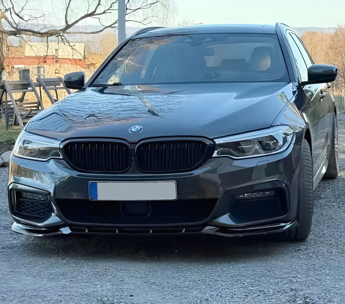 Lame avant de pare-choc avant splitter pour BMW Série 5 G30 (2018 à 2023), vue 9