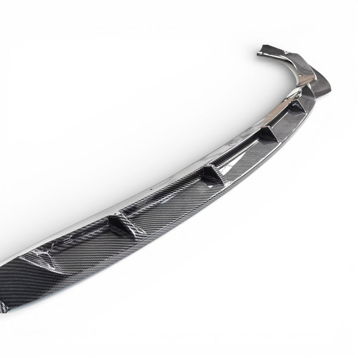 Lame avant de pare-choc avant splitter pour BMW Série 5 G30 (2018 à 2023), réplique carbone, avant restylage (2018 à 2020)