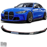 Lame avant splitter de pare-choc avant pour BMW M3 G80 G81 (2021 à 2026)