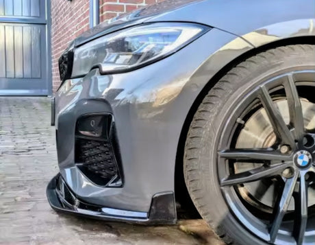 Lame avant splitter de pare-choc avant pour BMW Série 3 G20 (2019 à 2026), vue 4