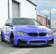 Lame avant splitter pare-choc pour BMW M3 F80 et M4 F82 (2014 à 2020), lame avant complète, finition noir brillant