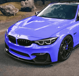 Lame avant splitter pare-choc pour BMW M3 F80 et M4 F82 (2014 à 2020), vue 2