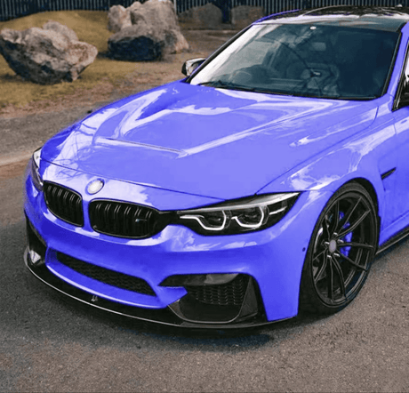 Lame avant splitter pare-choc pour BMW M3 F80 et M4 F82 (2014 à 2020), vue 2