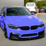 Lame avant splitter pare-choc pour BMW M3 F80 et M4 F82 (2014 à 2020), vue 3