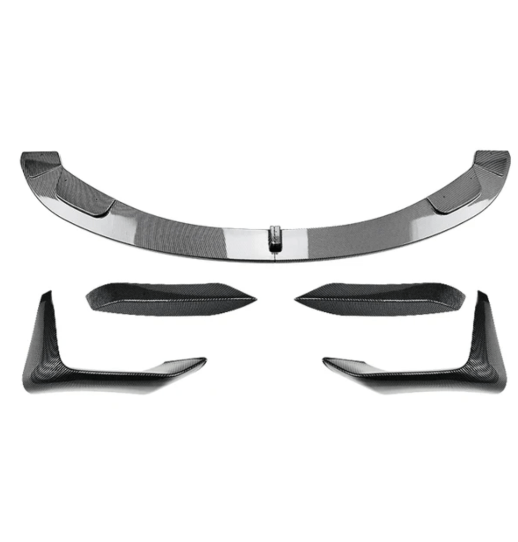 Lame avant splitter pare-choc pour BMW M3 F80 et M4 F82 (2014 à 2020), lame avant complète, look carbone