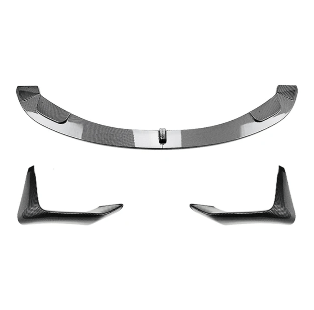 Lame avant splitter pare-choc pour BMW M3 F80 et M4 F82 (2014 à 2020), lame avant et ailettes, look carbone