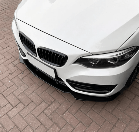 Lame avant splitter pare-choc pour BMW Série 2 F22 M2 F87 (2013 à 2021), série 2 F22 sans pack M, finition noir brillant
