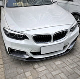 Lame avant splitter pare-choc pour BMW Série 2 F22 M2 F87 (2013 à 2021), série 2 F22 pack M, look carbone