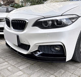 Lame avant splitter pare-choc pour BMW Série 2 F22 M2 F87 (2013 à 2021), série 2 F22 pack M, finition noir brillant