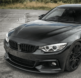 Lame avant splitter pare-choc pour BMW Série 4 F32 F33 (2012 à 2020), finition noir brillant, équipée du pack M