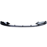 Lame avant splitter pare-choc pour BMW Série 5 F10 F11 (2010 à 2017), finition noir brillant, équipée du pack M