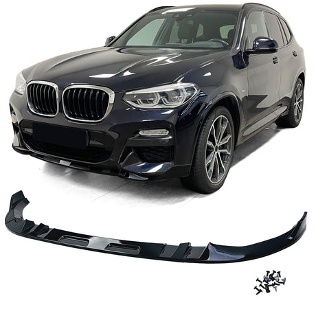 Lame avant splitter pare-choc pour BMW X3 G01 SUV (2017 à 2025), phase 1 (2017 à 2021)
