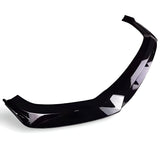 Lame avant splitter de pare-chocs pour Audi A3, S3 8V (2012 à 2020), Audi A3 Autres finitions, finition noir brillant