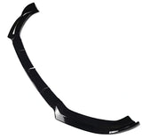 Lame avant splitter de pare-chocs pour Audi A3, S3 8V (2012 à 2020), Audi A3 S-Line et S3, finition noir brillant