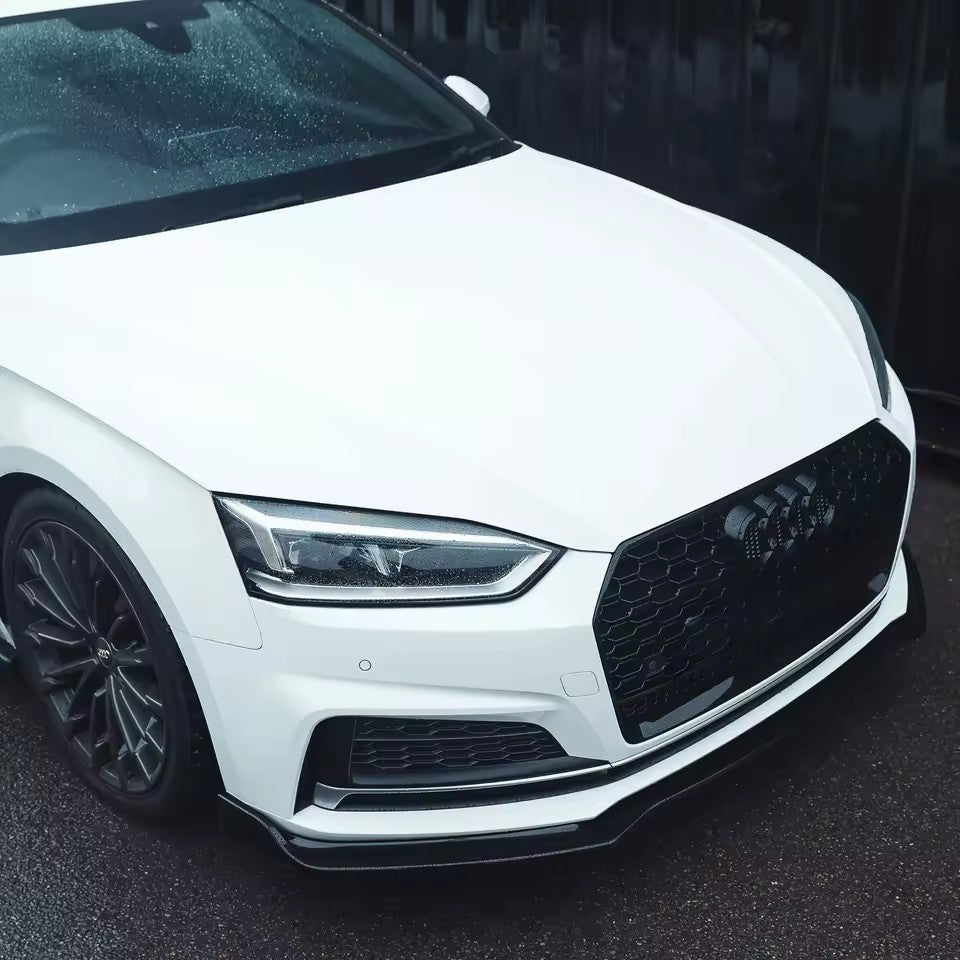 Lame avant splitter de pare-chocs pour Audi A5, S5 B9 (2016 à 2020), vue 4