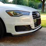 Lame avant splitter de pare-chocs pour Audi A6, S6 C7 restylée (2014 à 2018), finition standard
