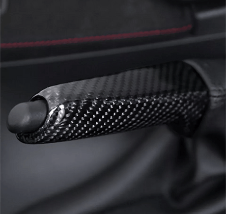 Levier de frein à main carbone pour BMW Séries 1, 2, 3, 4, 5, 6, X1 et X3, vue 2