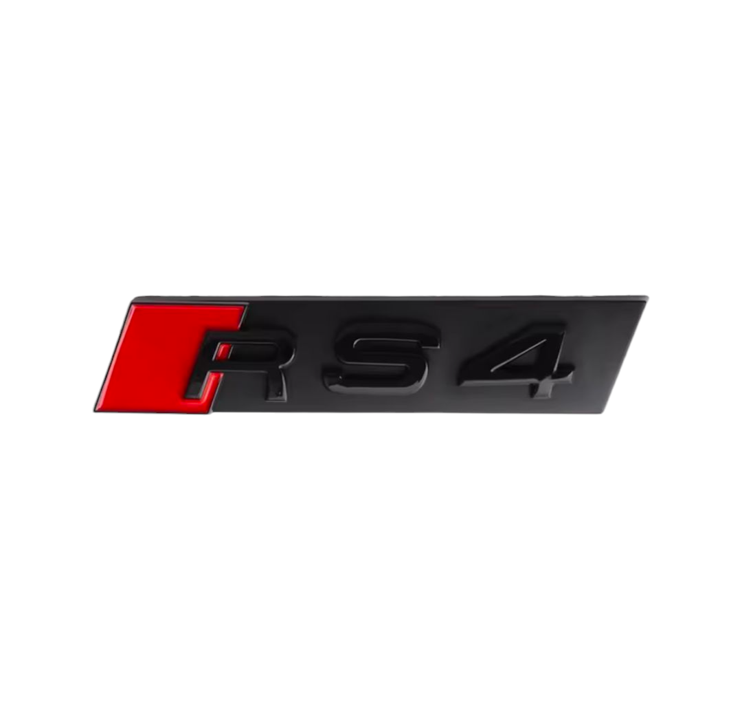 Logo de calandre RS4 noir pour Audi (Black Edition), vue 3