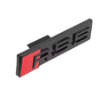 Logo de calandre RS5 noir pour Audi (Black Edition)