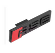 Logo de calandre RS6 noir pour Audi (Black Edition)