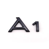 Logo de coffre A1 noir pour Audi (Black Edition), vue 2