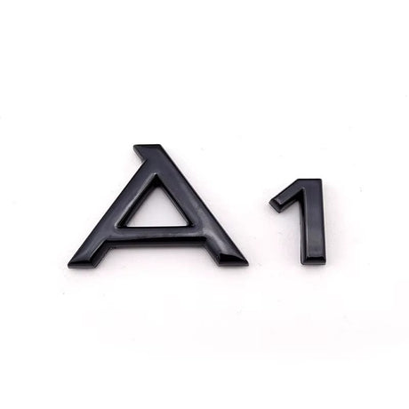 Logo de coffre A1 noir pour Audi (Black Edition), vue 2