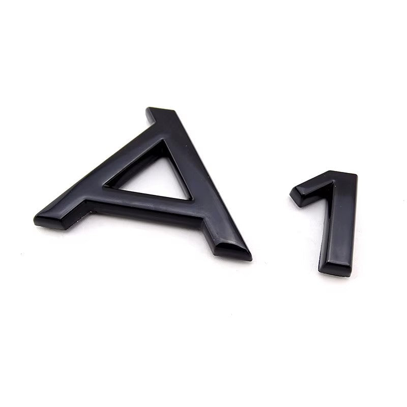 Logo de coffre A1 noir pour Audi (Black Edition), vue 3