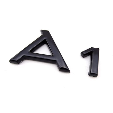 Logo de coffre A1 noir pour Audi (Black Edition), vue 3