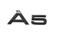 Logo de coffre A5 noir pour Audi (Black Edition), ancien modèle