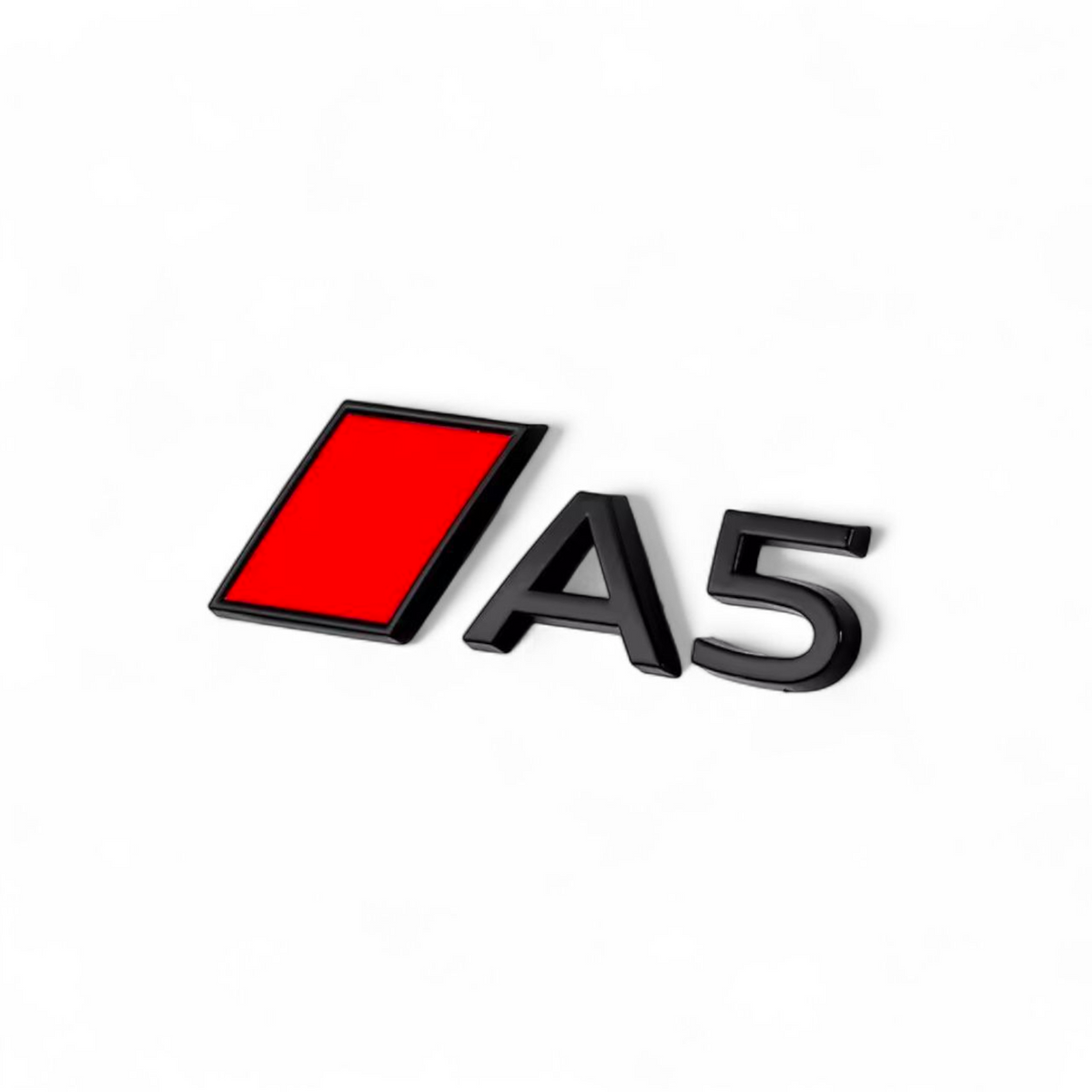 Logo de coffre A5 noir pour Audi (Black Edition), nouveau modèle