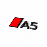Logo de coffre A5 noir pour Audi (Black Edition), nouveau modèle