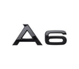 Logo de coffre A6 noir pour Audi (Black Edition), ancien modèle