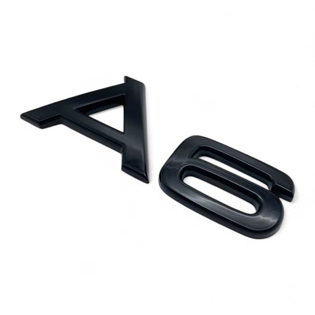 Logo de coffre A6 noir pour Audi (Black Edition), vue 2