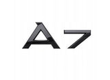 Logo de coffre A7 noir pour Audi (Black Edition)