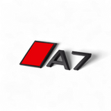 Logo de coffre A7 noir pour Audi (Black Edition), nouveau modèle