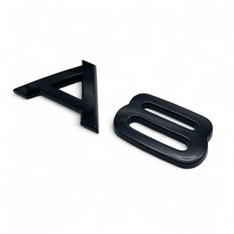 Logo de coffre A8 noir pour Audi (Black Edition), vue 2