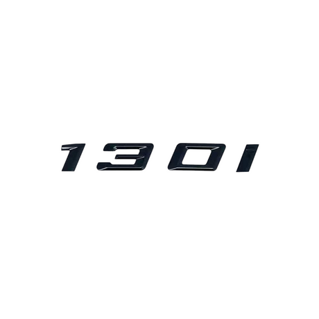 Logo de coffre noir badge pour BMW Série 1 (E81, F20), 130i