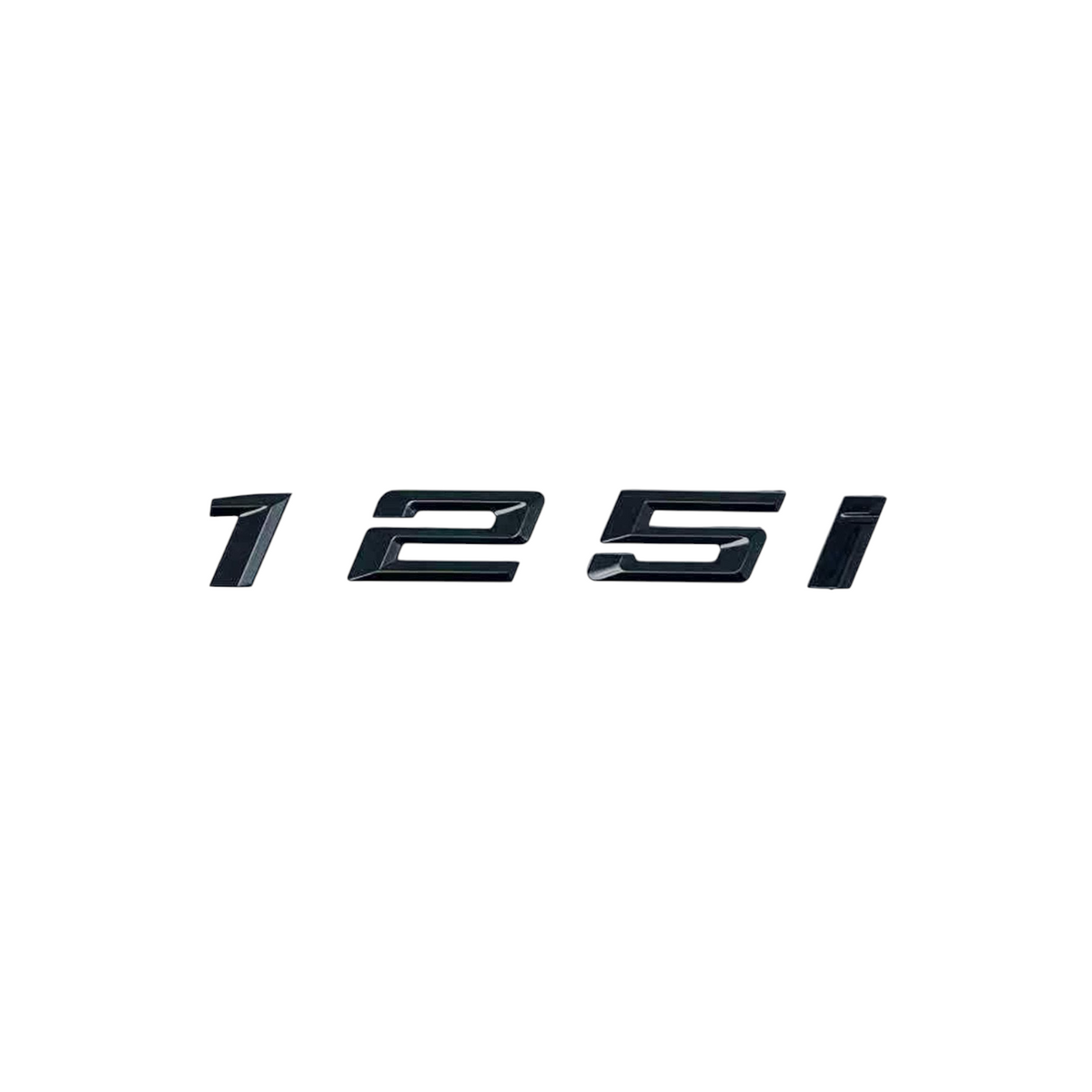 Logo de coffre noir badge pour BMW Série 1 (E81, F20), 125i