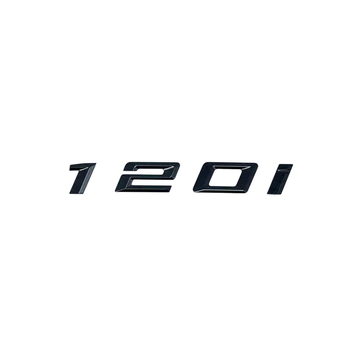 Logo de coffre noir badge pour BMW Série 1 (E81, F20), 120i