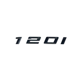 Logo de coffre noir badge pour BMW Série 1 (E81, F20), 120i