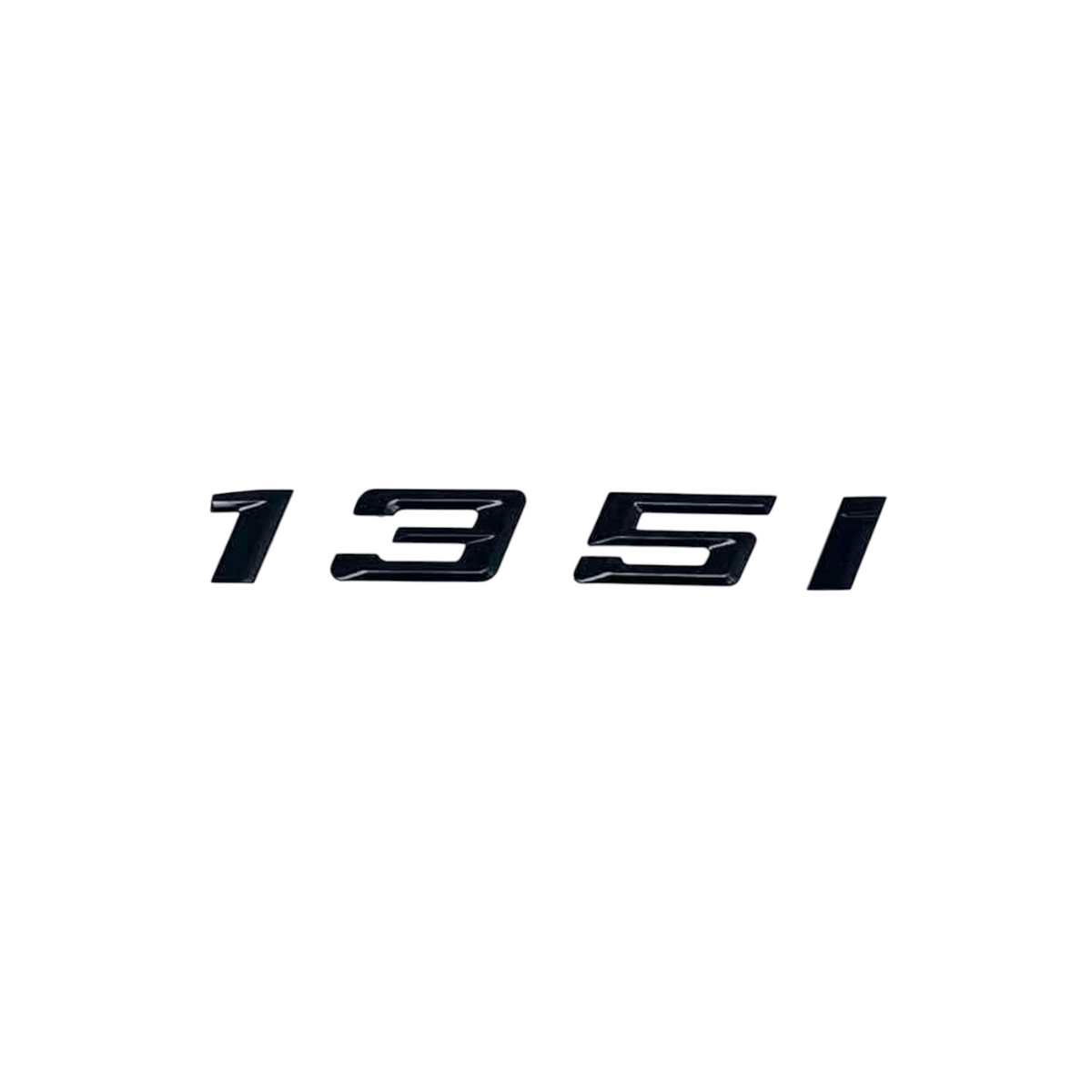 Logo de coffre noir badge pour BMW Série 1 (E81, F20), 135i