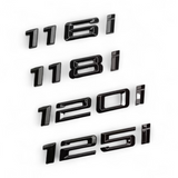 Logo de coffre noir badge pour BMW Série 1 (E81, F20), vue 12