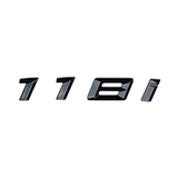 Logo de coffre noir badge pour BMW Série 1 (E81, F20), 118i